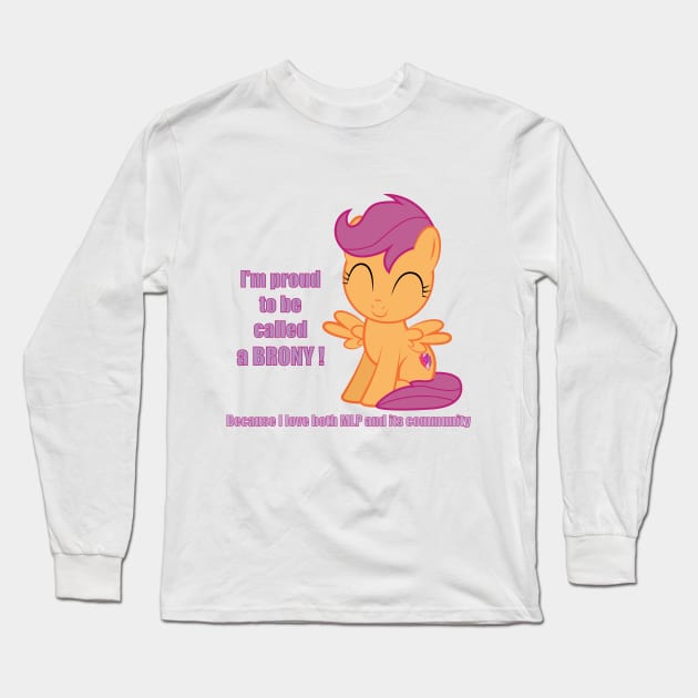 Proud to be called a Brony Long Sleeve T-Shirt by Toraion